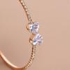 Europa e Estados Unidos joias da moda mais vendidas personalidade simples diamante brilhante multi-fileiras strass amor pulseira aberta pulseira feminina atacado