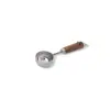 Copo medidor de aço inoxidável banhado a ouro colher medidora cabo de madeira de acácia colher medidora ferramenta de medição ferramenta de cozinha para assar de oito peças