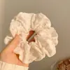Flor Intestino Grueso Anillo para el Cabello Moda Nicho para Mujer Combinable Titular Accesorios Elegantes Cuerda para el Cabello para Niñas Adorno para la Cabeza Accesorios Exquisitos y Modernos
