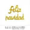 Novos Balões de Filme de Alumínio com Letras de Feliz Natal Siamese Espanhol Lote Balões de Decoração para Festa de Natal