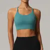 Sujetador Deportivo Espalda Descubierta con Tirantes Cruzados para Mujer, a Prueba de Impactos, con Tirantes, para Correr, Fitness, Yoga, Secado Rápido, Transpirable, Ropa Deportiva