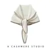 Xale de Caxemira Amazon Transfronteiriço para Mulheres, Cachecol Triângulo de Tricô de Caxemira Colorido Quente Estilo Coreano, Cachecol para Roupa Externa, Cachecol de Pescoço