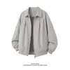 Chaqueta Casual para Hombre Nueva de Otoño 2026, Estilo Americano Elegante con Remaches y Pliegues, Abrigo para Hombre