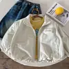 Ropa para Niños Huzhou Zhili Otoño Nuevo Estilo Versión Coreana Ropa de Primavera y Otoño para Niños Versión Coreana Chaqueta Abrigo Niñas Niños Cárdigan