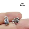 AliExpress transfronteiriço Xizang prata liga retro tee tubo de suspensão conexão fivela DIY pulseira artesanal acessórios de colar