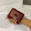 Carteira Feminina 2024 Nova de Alta Qualidade Padrão Crocodilo com Zíper Porta-Moedas Longa Dobrável Grande Capacidade Carteira Feminina Atacado