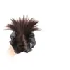 Peruca Coque Baixo com Presilha de Garra para Mulheres, Coque Updo Cabelo Estilo Preguiçoso, Coque Peruca Penas Natural e Fofo Nuca