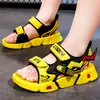 Sandalias para niños verano nuevo zapatos deportivos de playa para niños niños medianos y grandes suela blanda antideslizante sandalias para niños verano