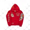 Otoño 2025 Nuevo Venta Directa Transfronteriza Retro Americano Gótico Hip-Hop Manga Larga Sudadera 3D Holgada con Capucha Deportiva