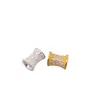 Plata de Ley S925 Cuentas Cilíndricas Espaciadores de Agujero Grande Zirconia Incrustada en Oro Material de Accesorios de Plata para Pulseras DIY