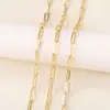 Atacado de fábrica versão coreana de acessórios de joias semiacabados material corrente de metal corrente para DIY colar pulseira brincos