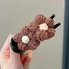 Pinza de Pelo Elegante de Gama Alta para Moño para Mujer, Sencilla y Elegante, Adecuada para Uso Diario, Pasador Fijador de Cola de Caballo Alta, Accesorio para el Cabello con Lazo para la Parte Posterior de la Cabeza