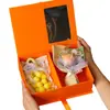 Jabón Artesanal de Racimo de Uvas Souvenir Navideño Regalo para Novia Mejor Amiga Ramo Pequeño Jabón Práctico Souvenir Caja de Regalo con Techo Solar