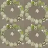 Pulsera Floral de Fresia Limón Explosión de Libro Rojo Súper Hada Blanco Verde Pulsera Floral Novia Estudiante