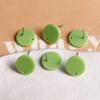 Estilo coreano estilo dulce colorido acrílico piercing pasador redondo para oreja pendientes diy tachuelas para orejas accesorios de joyería venta al por mayor