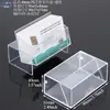 Caja de Plástico PP para Tarjeta SIM Caja Personalizada de Plástico para Tarjeta USB Caja para Tarjeta de Comida de Autobús Funda Protectora Caja con Bandeja Transparente de PS para Tarjeta SIM