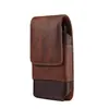 Adequado para Iphone17Proma Padrão de Couro Costura Bolsa de Cintura Samsung S25 Tecido Oxford Universal para Celular Capa de Couro