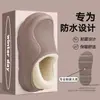 Pantuflas de algodón impermeables para hombre para invierno, uso interior en casa, con forro de felpa para abrigar, suela gruesa de EVA, talón cerrado, aptas para usar al aire libre, zapatos de algodón para mujer al por mayor
