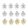 Accesorios para joyería DIY material con cuentas hechas a mano accesorios Colgante de amor de aleación de plata de Tíbet Pulsera cuentas sueltas