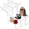 Armário de armazenamento de exibição de acrílico transparente Coleção de joias em forma de U Pops personagem copo de papel bolo perfume