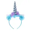 Spot Promoção Hot Venda Faixa de Cabelo Unicórnio Headband Infantil Acessório de Cabeça Princesa Festa de Feriado Presente