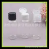 Botella transparente tipo almeja 40ml botella de gel antibacterial 40ml tapa de mariposa PET botella vacía para champú acondicionador