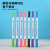 Marcador de Pincel de Acuarela de Doble Punta Lavable Set de Pinceles para Niños Pintura Artística para Estudiantes Tinta a Base de Agua Pluma de Trazo Fino Apilable