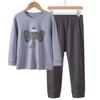 Ropa de otoño e invierno para niños, pijamas nuevos para niños y niñas de talla mediana y grande, ropa de abrigo gruesa con forro polar para padres e hijos.
