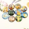 Famosa pintura de Van Gogh gema del tiempo parche de vidrio accesorios de joyería DIY suministro directo de fábrica estabilidad ZZ76