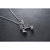 Colgante de escorpión de acero inoxidable para hombre, joyería con personalidad, collar punk de acero de titanio HC127, venta directa de fábrica