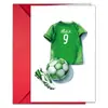 Novo Conjunto de Cartão de Cumprimentos e Envelope com Tema de Futebol Evento Exclusivo para Fãs Amazon Temu Cartão de Celebração