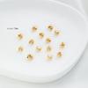 Tubo de posicionamiento de oro de 14K cuentas de posicionamiento diy mano fija alambre de acero línea de pesca pulsera collar hebilla de cierre accesorios al por mayor