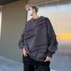 Suéter Nuevo de Otoño para Hombre, Estilo Holgazán, Suéter de Punto Holgado de Cuello Redondo, Top de Capa Base Estilo Holgazán, Moderno