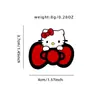 Broche Hello Kitty Dibujo Animado Lindo Gato Caddy Estuche para Lápices Decoración Accesorios para Bolsas Insignia de Metal Zinc Esmalte