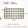 Estante para Juego de Té Estilo Chino Nuevo de Madera Maciza, Estante de Almacenamiento para Tetera y Tazas de Té de Madera de Paulownia Quemada, Estante de Rejilla Montado en la Pared
