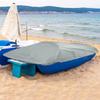 Cubierta para bote de pedal acuático de columpio, venta al por mayor de fábrica, cubierta a prueba de agua para exteriores, protección solar para barco de crucero, a prueba de lluvia, a prueba de polvo, tela Oxford plateada