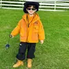 Casaco Infantil Outono Inverno 26 Novo Outdoor Acolchoado Bebê Três em Um Jaqueta de Esqui Infantil Meninos Inverno Mais Veludo