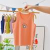 Chaleco grueso Qing para niños y niñas otoño e invierno cálido de terciopelo de doble cara para bebé, camiseta interior ajustada, venta al por mayor