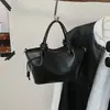 Bolso Bandolera Minimalista de Gran Capacidad para Mujer, Modelo Nuevo 2026, Color Sólido, Lujo Ligero, Bolso Hombro Tipo Cubo