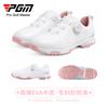 Zapatos de Golf PGM para Mujer Transpirables tipo Tenis Antideslizantes Ligeros con Perilla Cómodos Amortiguadores Clavos sin Clavos