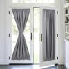 Amazon comércio exterior francês cor sólida alta sombreamento guarda-sol porta cortina de desgaste tipo pequena porta e janela cortina acabado fábrica atacado