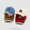 Gorra de bebé niño estilo coreano lindo oso de dibujos animados gorra de béisbol otoño nuevo gorra parasol infantil transfronterizo