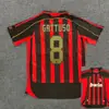 0607 retro AC Milán No. 22 Kaka camiseta de visitante Liga de Campeones Pirlo AC camiseta de fútbol de manga corta venta al por mayor transfronteriza