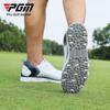 PGM novos sapatos de golfe sapatos masculinos patente antiderrapante tênis cadarço de botão sapatos respiráveis