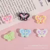 Pajarita Colorida Mini Tamaño Pequeño Clip para Uñas Imán para Nevera Pegamento en Crema Accesorios DIY Parches para Ropa Mayoreo