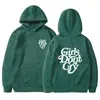 Marca europea y americana de moda Sudadera con capucha de moda para hombre Girls Don't Cry suéter atuendo de pareja nueva colección primavera y otoño