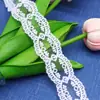 Punto Encaje Bordado Bilateral Pasador para el Cabello de Niñas Accesorios para el Cabello DIY Accesorios Hechos a Mano Accesorios Cinta Blanca de Leche