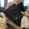 Pantalones Cortos Cargo Plisados para Hombre Verano Delgados Modernos Estilo Americano Secado Rápido Pantalones de Paracaídas Sueltos Casuales Rectos de Longitud Media