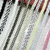 En stock ventas directas estilo Chanel encaje forma de ola oro y plata seda encaje accesorios vestido Han vestuario de escenario accesorios de vestimenta