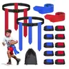 Set de Balón y Banderines de Fútbol Americano con Pinzas para Banderines para Deportes al Aire Libre y Competiciones Deportivas Juveniles